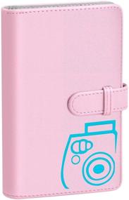 img 3 attached to Katia 96 Pocket Wallet Photo Album Accessories for Fujifilm Instax Mini 11/7s/8/8+/9/25/26/50s/70/90 Film, Instant Camera Printer - Pink (Not Compatible with Square Films)