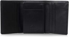 img 3 attached to 👝 Alpine Swiss Trifold Divided Men's Wallet with High Capacity for Accessories