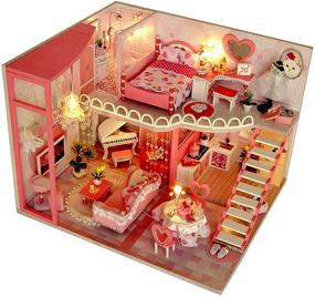 img 4 attached to Миниатюрная мебель для кукольных домиков: Строй свой собственный миниатюрный дом мечты!
