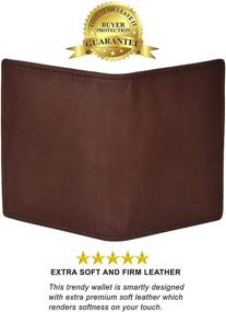 img 1 attached to 💼 Premium Leather Small Credit Holder Wallet for Men: Practical and Stylish Accessory