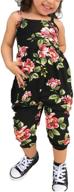 toddler jumpsuit sleeveless leopard sunflower girls' clothing and jumpsuits & rompers logo