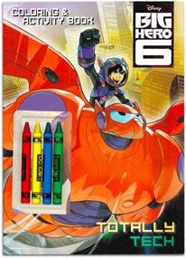 img 3 attached to Big Hero 6 Coloring Book Super Bundle - 3 Activity 🎨 Books with Games, Puzzles, and Crayons (Ideal for Big Hero 6 Themed Parties)