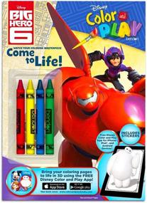 img 2 attached to Big Hero 6 Coloring Book Super Bundle - 3 Activity 🎨 Books with Games, Puzzles, and Crayons (Ideal for Big Hero 6 Themed Parties)