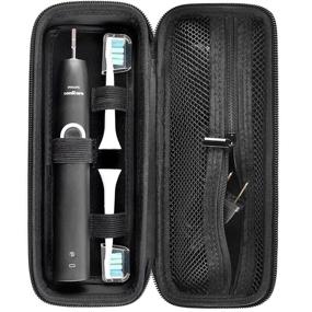 img 4 attached to 🧳 Premium Travel Case for Philips Sonicare ProtectiveClean & Oral B Pro 1000 - Compatible with 4100, 1100, 5100, 6500, 7500 Models - Organize and Protect Your Toothbrush and Accessories