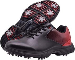 img 4 attached to 🏌️ THESTRON Men Golf Shoes: Mesh Breathable Golf Walking Sport Sneakers with 7 Spikes for Ultimate Grip and Performance