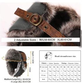 img 2 attached to 🎩 Comhats Winter Men's Hunting Ushanka Bomber Hat