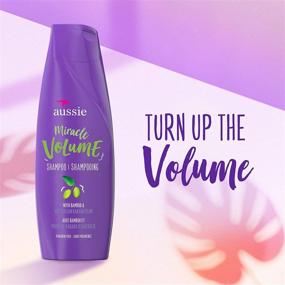 img 2 attached to Aussie Miracle Volume Shampoo - Paraben-free for Fine Hair with Plum & Bamboo (Pack of 4)