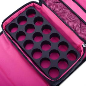 img 1 attached to Compact Manicure Organizer Magnetic Midnight