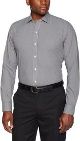 img 2 attached to BUTTONED Spread Collar Non Iron Bengal Stripe Men's Clothing in Shirts