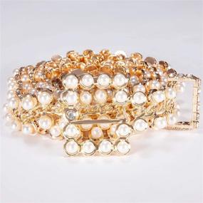 img 1 attached to Silver Diamond Crystal Rhinestone Luxury Women's Accessories