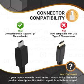 img 3 attached to 🔌 UL Listed 7 Ft Extra Long Wall Plug AC Adapter Charger for Asus Chromebook Flip C100 C100P C100PA C100PA-DB02 C201P C201 C201PA C201PA-DS02 P/N ADP-24EW B Power Supply Cord 12V 2A 24W with Improved SEO