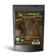 organic henna powder for hair - pure, natural 8 oz. hair color dye & conditioner logo