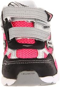 img 3 attached to 👧 Saucony ViziPro Running Shoes for Toddler Little Girls