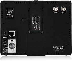 img 2 attached to 💻 VILTROX DC-70EX 7-дюймовый 4K HD 1024x600 HDMI/SDI/AV вход вывод камеры Видео ЖК-монитор дисплей для зеркальных камер, с адаптером Hot Shoe.