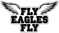 наклейка на бампер eagle football philadelphia логотип