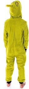 img 2 attached to Kids' Hooded Union Suit Sleeper Pajamas - Dr. Seuss' The Grinch