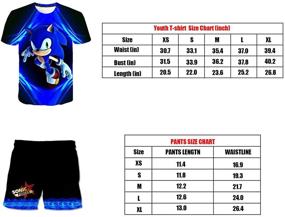 img 1 attached to Fadyard Breathable Ultra Thin Sports Sonic 2 Boys' Clothing Sets: Superior Comfort and Performance