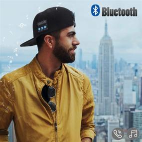 img 1 attached to 🔊 Наружный Bluetooth-динамик в шляпе: беспроводная умная кепка для спорта и подарков на день рождения - для мужчин/женщин/мальчиков/девочек