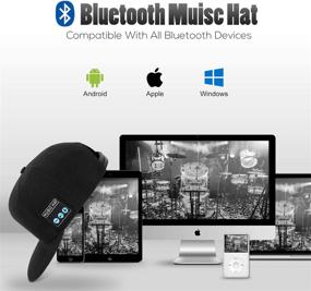 img 3 attached to 🔊 Наружный Bluetooth-динамик в шляпе: беспроводная умная кепка для спорта и подарков на день рождения - для мужчин/женщин/мальчиков/девочек