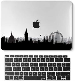 img 4 attached to Premium Hard Shell Case & Keyboard Cover for MacBook Air 13 inch 2020-2018, A2179/A1932 (Retina Display) with Touch ID - jvomk