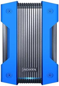 img 4 attached to 💪 ADATA HD830 4TB - надежный портативный жесткий диск, USB 3.1, корпус из алюминия/силикона, черный/синий.