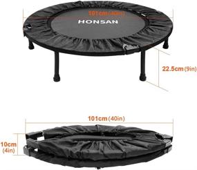 img 3 attached to JOKABUN 40 Inch Diameter Trampoline Children