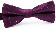 👔 syaya classic pre tied formal adjustable boys' bow ties: accessorize in style! logo