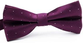 img 2 attached to 👔 SYAYA Classic Pre Tied Formal Adjustable Boys' Bow Ties: Accessorize in Style!
