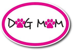 img 1 attached to Dog Mom Car Magnet Decal