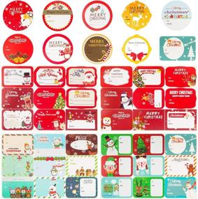 img 4 attached to 🎄 HongyiTime 144 шт. Рождественский стикер: празднуйте праздники с 36 праздничными дизайнами!