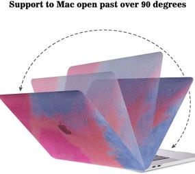 img 1 attached to 🌟 IMDCASE Glitter MacBook Air Case 13 Inch 2020 2021 2019 2018 Release A2337 M1 A2179 A1932, Compatible with Macbook Air, Hard Shell Laptop Case + 2 Keyboard Covers + Screen Protector