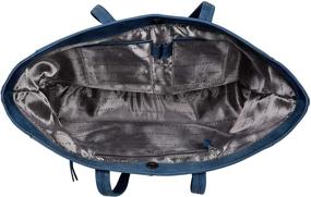 img 2 attached to 👜 Antonio Valeria Cognac Leather Shoulder Women's Handbag Set with Wallet - Ideal for Shoulder Bag Enthusiasts
