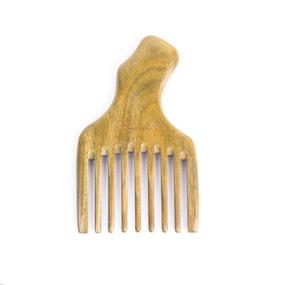 img 2 attached to Breezelike Wooden Hair Pick Sandalwood