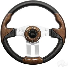 img 1 attached to 🏌️ Upgrade Your Golf Cart with the RHOX Aviator 5 Steering Wheel