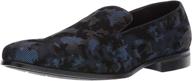 stacy adams men's swank pixelated loafer shoes logo