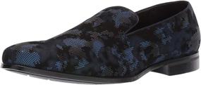 img 4 attached to STACY ADAMS Men's Swank Pixelated Loafer Shoes