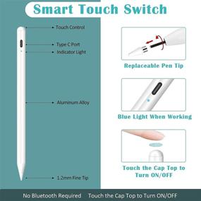 img 3 attached to Granarbol Stylus Pen: Rechargeable 🖊️ Active Fine Point Digital Stylist for iPad/iPhone/Tablets