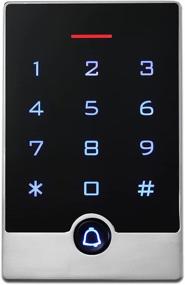 img 4 attached to 🔒 Highly Secure RFID Door Access Control Keypad with ID Key Fobs - Stand-Alone Controller for Gate Opener and Entry Gate - Waterproof Zinc Alloy Metal Construction