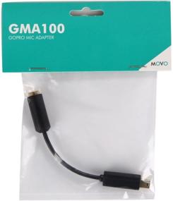 img 2 attached to Movo GMA100 3.5mm Female Microphone Adapter Cable for GoPro HERO3, HERO3+, and HERO4 Black, White, or Silver Editions (Not Compatible with Any Other Versions)