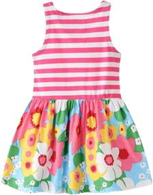 img 2 attached to Felix & Flora Toddler Girl Playwear Party Princess Dress for Playtime and Dress-Up