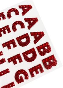 img 2 attached to Winorda Glitter Alphabet Stickers Adhesive Scrapbooking & Stamping