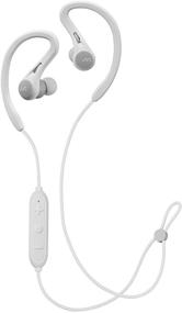 img 4 attached to JVC HA-EC25WH Sports Wireless Earbuds - In Ear Bluetooth Headphones With Pivot &Amp