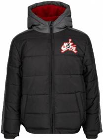 img 1 attached to 👟 Nike Jordan Jumpman Classics Puffer Youth Apparel