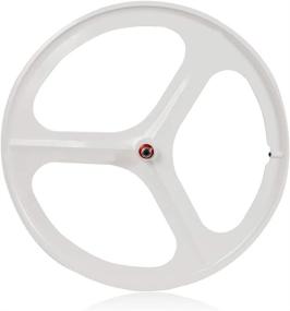 img 4 attached to 🚲 Gdrasuya 700C 3-Spoke Fixed Gear Rim Single Speed Fixie Bicycle Wheel - US Stock