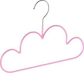 img 1 attached to Adorable Cloud Hangers for Kids' Clothes - Pink, 👶 Cloud-Shaped Hangers for Infant & Toddler Closet Organization (20 Pack)