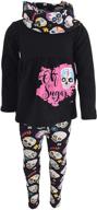 👧 exclusive halloween legging set | oh sugar skulls | unique baby girl's 3pc collection logo