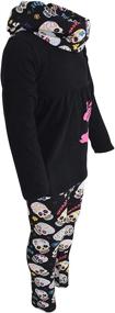 img 1 attached to 👧 Exclusive Halloween Legging Set | Oh Sugar Skulls | Unique Baby Girl's 3pc Collection