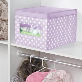 img 2 attached to 🏠 Kids' Home Store - MDesign Stackable Fabric Storage Organizer