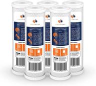 🥥 aquaboon 5 pack micron coconut cartridge for superior filtering results logo