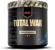 💪 redcon1 total war - blue lemonade pre workout: boost energy, increase endurance, and enhance focus with beta-alanine & caffeine, 30 servings logo